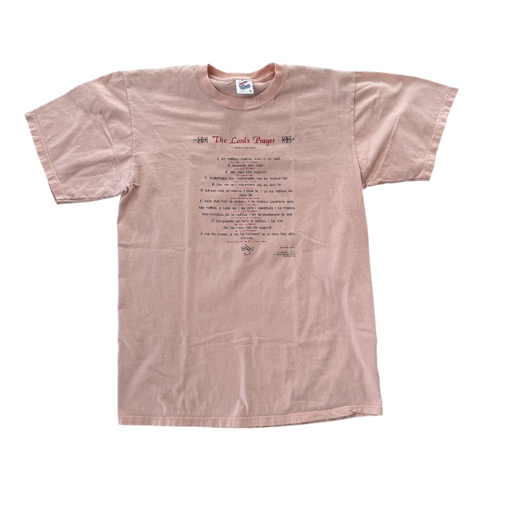 Vintage Hawaiian Prayer Shirt